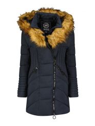 Maison Montaigne Parka "Chamai" w kolorze granatowym rozmiar: M. Niebieskie płaszcze Maison Montaigne, m, z aplikacjami, bez kaptura. Za 206.91 zł.