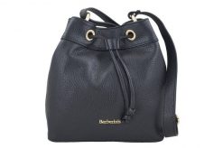 Worek skórzany BARBERINI'S 975-1 czarny. Czarne shopper bag Barberinis, bez wzorów, z lakierowanej skóry, eleganckie, małe, lakierowane, bez dodatków. Za 199.99 zł.