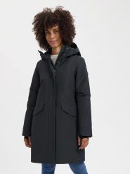 TRAVELIN' Parka "Bodil" w kolorze czarnym rozmiar: XL. Czarne płaszcze Travelin', s, bez wzorów, bez kaptura. Za 378.63 zł.