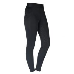 Legginsy jeździeckie damskie HORKA Kate. Czarne legginsy Horka, bez wzorów, z poliesteru, klasyczne. Za 301.00 zł.