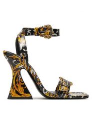 Versace Jeans Couture Sandały 76VA3S36 Kolorowy. Sandały Versace Jeans Couture, bez wzorów, z jeansu, bez obcasa, na słupku, bez zapięcia. Za 1,069.00 zł.