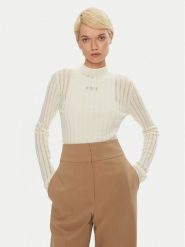 Boss Golf Fatirami 50523736 Écru Slim Fit. Swetry Boss, l, bez wzorów, z wełny, bez ramiączek. Za 559.99 zł.