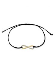 OR Carats Bransoletka z diamentami rozmiar: onesize. Czarne bransoletki OR Carats, z diamentem, złote. Za 739.99 zł.