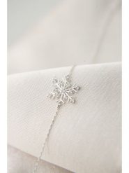 Lodie Silver Srebrna bransoletka z elementem ozdobnym rozmiar: onesize. Szare bransoletki Lodie Silver, z cyrkonią, srebrne. Za 79.21 zł.