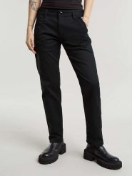 G-Star Spodnie chino w kolorze czarnym rozmiar: W27/L34. Czarne chinosy G-Star, l, bez wzorów, retro. Za 189.29 zł.