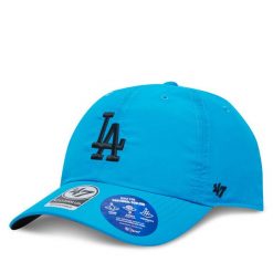 Czapka z daszkiem 47 Brand. Niebieskie czapki z daszkiem 47 Brand, bez wzorów. Za 99.99 zł.