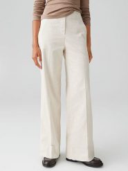 OPUS Spodnie "Mileni" w kolorze beżowym rozmiar: 38. Brązowe spodnie materiałowe Opus, bez wzorów, z materiału. Za 173.99 zł.