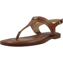 Sandały MICHAEL KORS MANDY THONG Brązowy. Brązowe sandały Michael Kors Access, bez wzorów, ze skóry, sportowe, bez obcasa, bez zapięcia. Za 481.99 zł.