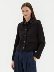 Motivi Kurtka przejściowa Q590Q000718N Czarny Regular Fit. Czarne kurtki Motivi, bez wzorów, z syntetyku, bez kaptura. Za 569.99 zł.
