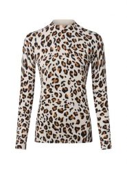 Marie Lund Sweter Kobiety beżowy, L. Brązowe swetry Marie Lund, l, bez wzorów, z dzianiny, eleganckie, bez ramiączek. Za 99.95 zł.