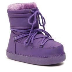 Śniegowce Jenny Fairy. Fioletowe śniegowce Jenny Fairy, bez wzorów, bez zapięcia. Za 199.99 zł.