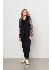 &Co Woman Spodnie "Pola" w kolorze czarnym rozmiar: 3XL. Czarne spodnie materiałowe &Co Woman, bez wzorów, z materiału. Za 252.94 zł.