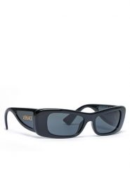 Versace Okulary przeciwsłoneczne 0VE4481 54 GB1/87 Czarny. Czarne okulary przeciwsłoneczne Versace, bez wzorów, z tworzywa sztucznego. Za 959.99 zł.