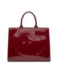 Eva Minge Torebka EO-ALICE-LDA8226-1 Bordowy. Czerwone torebki klasyczne Eva Minge, bez wzorów, z materiału, bez dodatków. Za 239.99 zł.