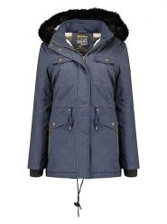 Geographical Norway Parka "Celeste" w kolorze niebieskim rozmiar: M. Niebieskie płaszcze Geographical Norway, m, bez wzorów, bez kaptura. Za 272.95 zł.