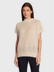 Peserico Sweter S99758F05 Beżowy Regular Fit. Brązowe swetry Peserico, s, bez wzorów, z wełny, bez ramiączek. Za 1,379.00 zł.
