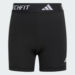 Krótkie Legginsy Techfit. Białe szorty adidas, bez wzorów. Za 99.95 zł.