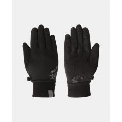 Rękawice sportowe zimowe unisex Kilpi CASPI-U. Czarne rękawiczki Kilpi, bez wzorów, sportowe. Za 112.21 zł.