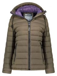 ANAPURNA Kurtka pikowana "Azulana" w kolorze khaki rozmiar: S. Brązowe kurtki ANAPURNA, s, bez wzorów, bez kaptura. Za 173.99 zł.