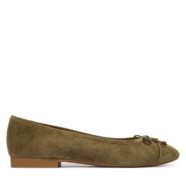 Baleriny MICHAEL Michael Kors. Brązowe baleriny MICHAEL Michael Kors, bez wzorów, bez obcasa, bez zapięcia. Za 609.99 zł.
