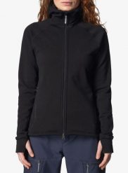 Bluza polarowa damska Houdini Power Houdi. Czarne bluzy z kapturem Houdini, m, bez wzorów, z elastanu, bez kaptura, snowboardowy. Za 720.49 zł.