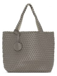 Ilse Jacobsen Dwustronny shopper bag w kolorze szaro-kremowym - 46 x 32 cm rozmiar: onesize. Brązowe shopper bag Ilse Jacobsen, bez wzorów, z materiału, na ramię, bez dodatków. Za 86.99 zł.