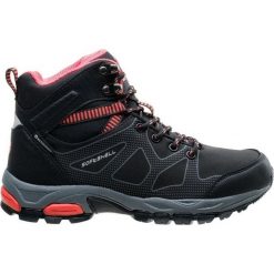 Buty Hi-Tec Fumiko Mid Wp W 92800210820 czarne czerwone. Czarne buty trekkingowe Hi-tec, bez wzorów, z materiału, bez zapięcia. Za 467.74 zł.