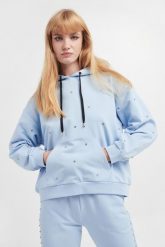 Bluza damska z kapturem LIU JO. Bluzy Liu Jo, l, bez wzorów, bez ramiączek, z kapturem. W wyprzedaży za 503.30 zł.