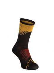 Skarpety biegowe La Sportiva Sky Socks. Czarne skarpetki La Sportiva, bez wzorów, z elastanu. Za 99.99 zł.