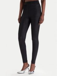 Versace Jeans Couture Legginsy 80HAC101 J0064 Czarny Slim Fit. Czarne legginsy Versace Jeans Couture, bez wzorów, z jeansu. Za 629.99 zł.