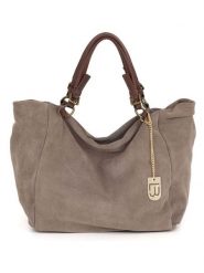 Lucca Baldi Skórzany shopper bag "Gimignano" w kolorze szarobrązowym - 45 x 50 x 20 cm rozmiar: onesize. Brązowe shopper bag Lucca Baldi, bez wzorów, z materiału, przez ramię, bez dodatków. Za 304.99 zł.