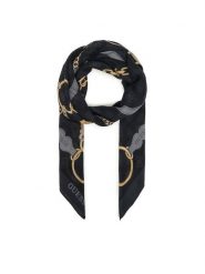 Guess Chusta AW5482 MOD03 Czarny. Czarne chusty Guess, z aplikacjami. Za 249.99 zł.