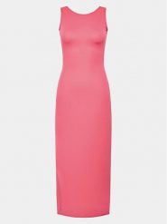 Mission Swim Sukienka letnia AMY-D Różowy Regular Fit. Czerwone sukienki MISSION SWIM, l, bez wzorów, z wiskozy, bez kołnierzyka, bez ramiączek. Za 349.99 zł.