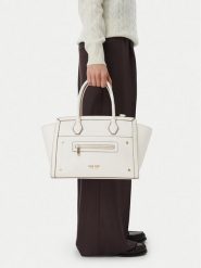 Nine West Torebka CEO-NW-M-002-10 Kremowy. Białe torebki klasyczne Nine West, bez wzorów, ze skóry, bez dodatków. Za 249.99 zł.
