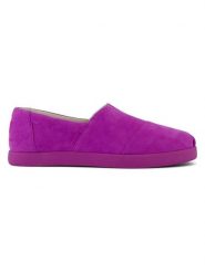 TOMS Skórzane espadryle w kolorze fioletowym rozmiar: 41. Różowe espadryle TOMS, bez wzorów, bez obcasa. Za 174.95 zł.