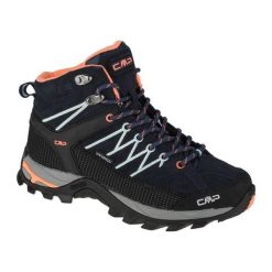 Buty CMP Rigel Mid 3Q12946-92AD czarne. Czarne buty trekkingowe bez zapięcia. Za 643.88 zł.