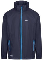 Trespass Qikpac X - Kurtka unisex Packaway Granatowo-Niebieska. Niebieskie kurtki 2117 OF SWEDEN, xs, bez wzorów, z poliamidu, bez kaptura. Za 160.35 zł.