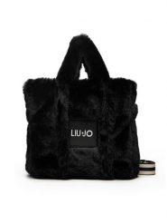 Liu Jo Torebka M Tote TF5270 E0374 Czarny. Czarne torebki klasyczne Liu Jo, bez wzorów, z materiału, bez dodatków. Za 399.99 zł.