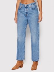 Levi's® Jeansy 501® A1959-0005 Niebieski Relaxed Fit. Niebieskie jeansy s, bez wzorów, z jeansu. Za 309.99 zł.