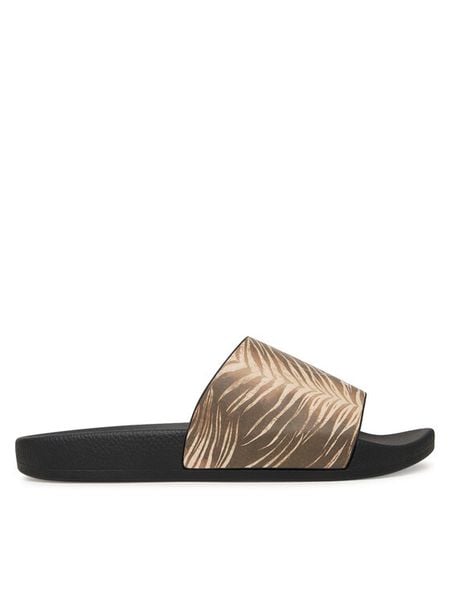 Just Cavalli Klapki 80RA3SZ2 ZSE53 Brązowy. Brązowe klapki Just Cavalli, bez wzorów, bez obcasa, bez zapięcia. Za 319.99 zł.