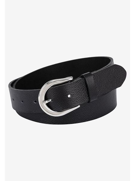 More & More Skórzany pasek w kolorze czarnym rozmiar: 85. Czarne paski More & More, bez wzorów, z materiału. Za 83.03 zł.