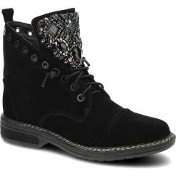 Czarne Botki Alma En Pena Wygodne Skórzane Buty Damskie. Czarne botki Alma En Pena, z aplikacjami, eleganckie, bez obcasa, bez zapięcia. Za 489.00 zł.