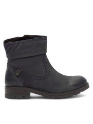 Go Soft Botki WI23-DEMETRA-20 Granatowy. Niebieskie botki GO SOFT, bez wzorów, ze skóry, bez obcasa, na płaskiej podeszwie, bez zapięcia. Za 129.99 zł.