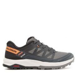 Trekkingi Salomon. Szare buty trekkingowe Salomon, bez zapięcia. Za 439.99 zł.
