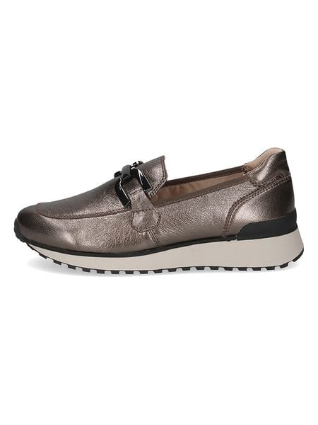 Caprice Mokasyny w kolorze srebrnym rozmiar: 38. Szare mokasyny Caprice, bez wzorów. Za 217.99 zł.