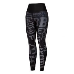 Legginsy sportowe damskie z wysokim stanem EXTREME HOBBY LETTERS. Czarne bielizna termoaktywna damska EXTREME HOBBY, bez wzorów, z elastanu, sportowe. Za 229.00 zł.
