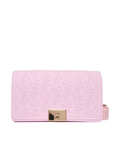 Valentino Torebka Jellies VBSA0Q09LOG Różowy jasny. Czerwone listonoszki Valentino, bez wzorów, ze skóry, bez dodatków. Za 313.99 zł.