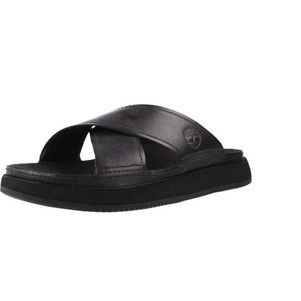 Sandały TIMBERLAND TB0A2M17W021 Czarny. Czarne sandały Timberland, bez wzorów, z materiału, bez obcasa, bez zapięcia. Za 388.99 zł.