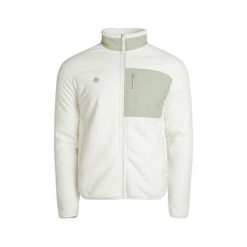 Kurtka wiatrówka FRESCO unisex z mikropolaru z polarowym wnętrzem i kieszenią te. Niebieskie kurtki IZAS, bez wzorów, z polaru, sportowe, bez kaptura. Za 399.96 zł.