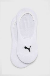 Puma - Stopki (2-pack) 90624502. Białe skarpetki Puma, bez wzorów. Za 39.99 zł.